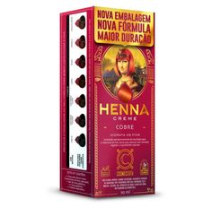 Tintura Creme Henna Cosmeceuta Cobre 70ml