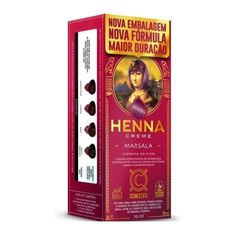 Tintura Creme Henna Cosmeceuta Marsala 70ml