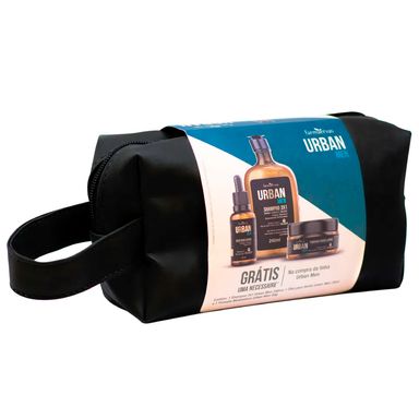 Kit Urban Men IPA Shampoo + Óleo + Pomada + Nécessaire