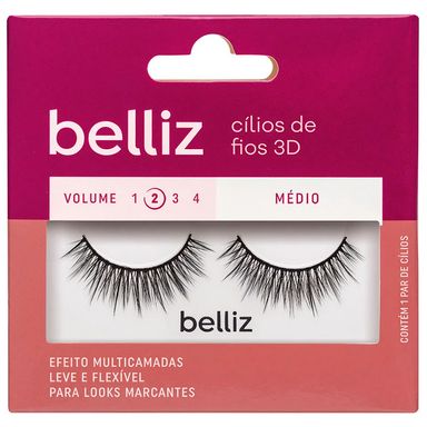 Cílios Postiços Belliz 3D 202