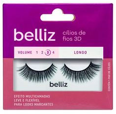 Cílios Postiços Belliz 3D 207