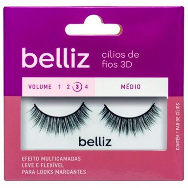 Cílios Postiços Belliz 3D 210