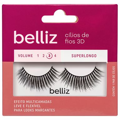 Cílios Postiços Belliz 3D 214