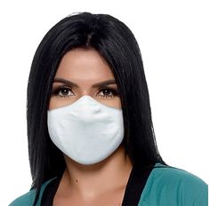 Mascara de Tecido Antiviral e Antibacteriana Bressan Branco - 1 Un