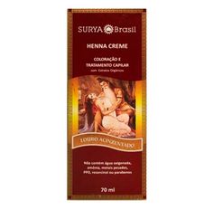 Tintura Creme Henna Surya Louro Acinzentado