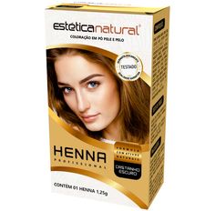 Henna Estética Natural Castanho Escuro 1,25g