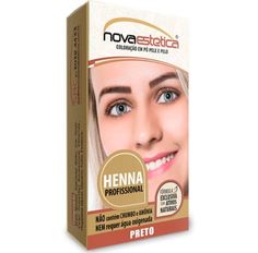 Kit Henna Para Sobrancelha Nova Estética Preto