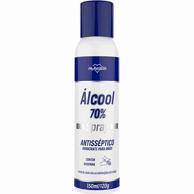 Spray Antisséptico Para Mãos Myhealt Alcool 70% 150ml