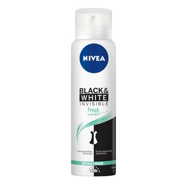 Desodorante Aerosol Nivea Invisible Black & White Fresh 150ml