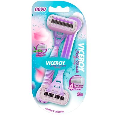 Aparelho Depil Viceroy Soft Touch 4 Laminas - 2 Unidades