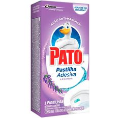 Pastilha Adesiva Sanitária Pato Lavanda 3 Unidades