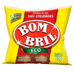 Esponja De Aço Bombril 60g 8 Unidades