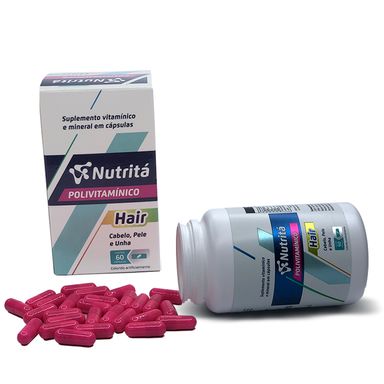 Suplemento Alimentar Nutritá Hair Polivitamínico 60 Capsulas