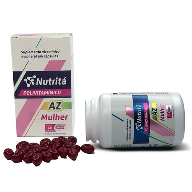 Suplemento Alimentar Nutritá Polivitaminico AZ Mulher 60 Capsulas