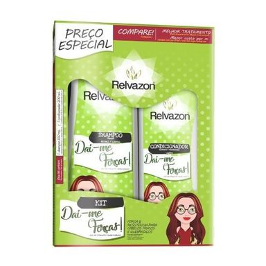 Kit Relvazon Shampoo 350ml + Condicionador 200ml Dai-Me Forças
