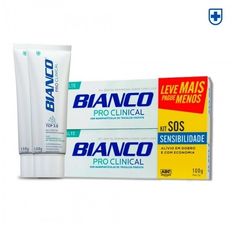 Kit Creme Dental Reg Bianco Pro Clinical 100g Com 2 Unidades