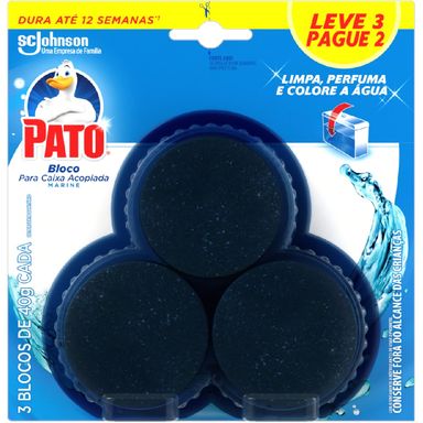 Pedra Sanitária Pato Caixa Acoplada Marine 40G Leve 3 pague 2