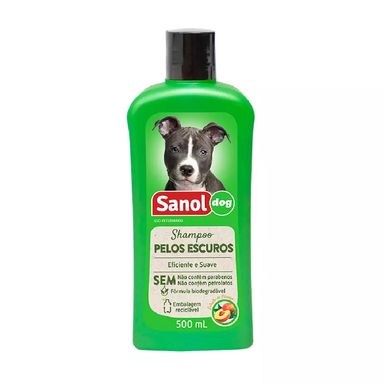 Shampoo Sanol Dog Pelo Escuro 500ml