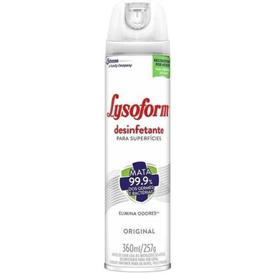 Desinfetante Lysoform Aerosol Original 360ml