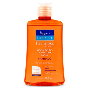 Loção Facial Tônica Clareadora Nupill Firmness Intensive Vitamina C 200 ml