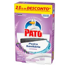 Pedra Sanitária Pato Lavanda 25g 25% Desconto