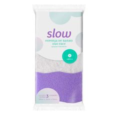 Esponja Banho Slow Duo Com 3 Unidades