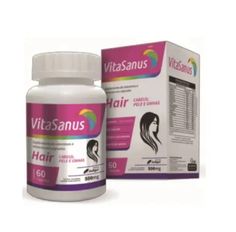 Suplemento Alimentar Vitasanus Hair Com 60 Cápsulas