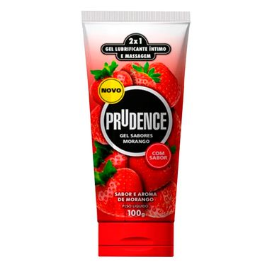 Gel Lubrificante Íntimo Prudence Morango 100g