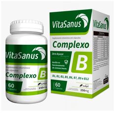Suplemento Alimentar Vitasanus Complexo B Com 60 Cápsulas Soft