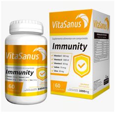 Suplemento Alimentar Vitasanus Immunity Com 60 Cápsulas