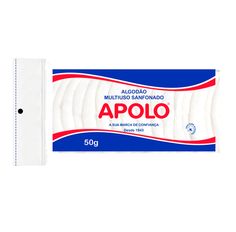 Algodão Apolo Multiuso Ziplock 50g