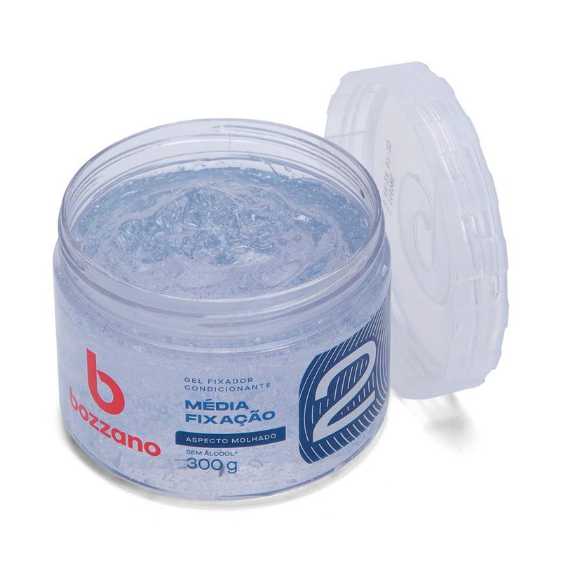 Gel Capilar 300g Ação Prolongada Azul Bozzano