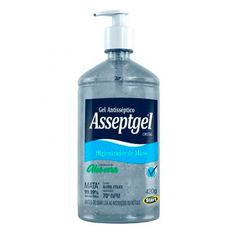 Álcool em Gel Asseptgel Cristal 420g