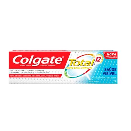 Creme Dental Colgate Total 12 Saúde Visível 70g