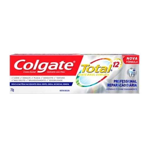 Creme Dental Colgate Total 12 Reparação Diária 70g