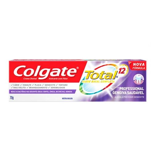 Creme Dental Colgate Total 12 Professional Gengiva Saudável 70g