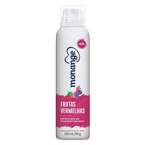 Desodorante Aerosol Monange Frutas Vermelhas 150ml