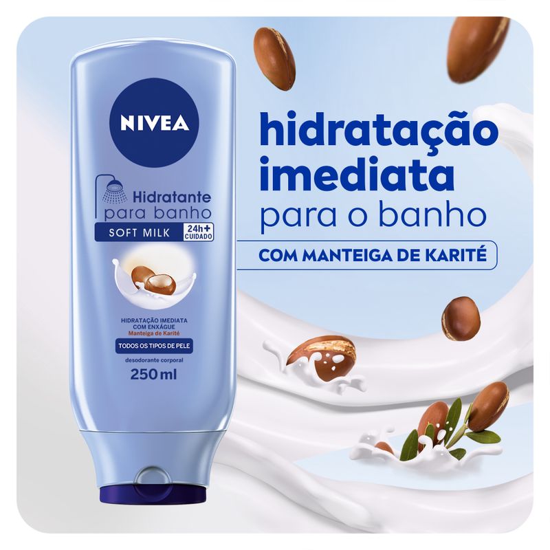Creme Hidratante Corporal Nívea Body Soft Milk 200ml - Lojas Rede