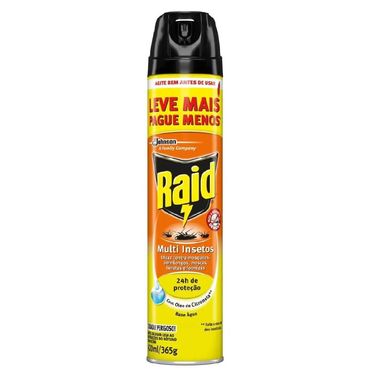 Inseticida Aerosol Raid Multi-Insetos Citronela Leve+ Pague- 420ml