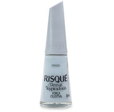 Esmalte Risqué Deusas Inspiradoras Força Celestial Azul Claro 8ml