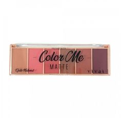 Paleta De Blush Vivai Color Me Matte