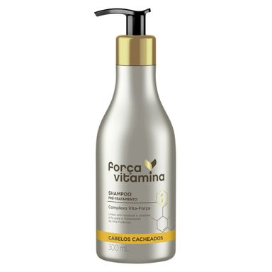 Shampoo Força Vitamina Cabelos Cacheados 300ml