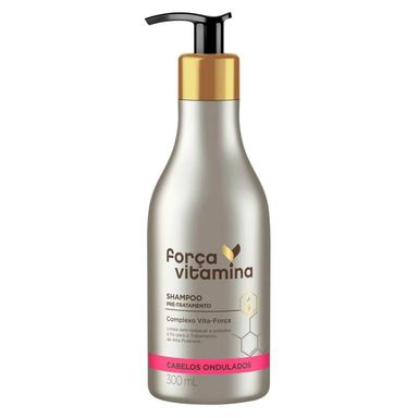 Shampoo Força Vitamina Cabelos Ondulados 300ml