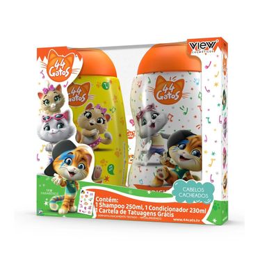 Kit Shampoo 250ml + Condicionador 230ml Infantil View 44 Gatos