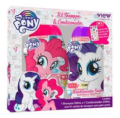 Kit Shampoo 250ml + Condicionador 230ml Infantil View My Little Pony
