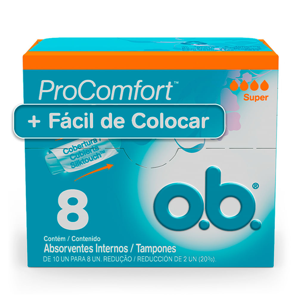 OB PRO COMFORT ABSORVENTE INTERNO MINI x 10