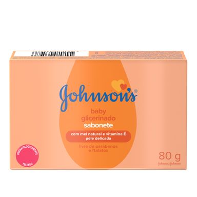 Sabonete Johnson's Baby Glicerinado Com Mel 80g
