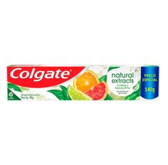 Creme Dental Colgate Natural Extracts Citrus E Eucalipto 140g