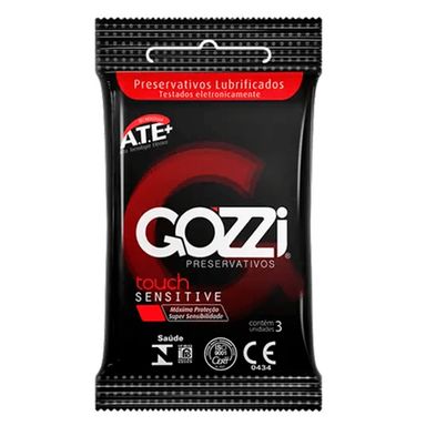 Preservativo Gozzi Ultra Sensitive Touch Com 3 Unidades