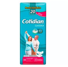 Fralda Geriátrica Cotidian Clássica M 20 Unidades